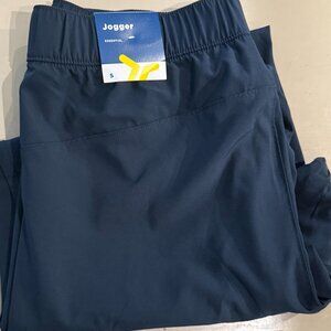 BNWT Old Navy Essential Woven Workout Joggers, size small, navy!